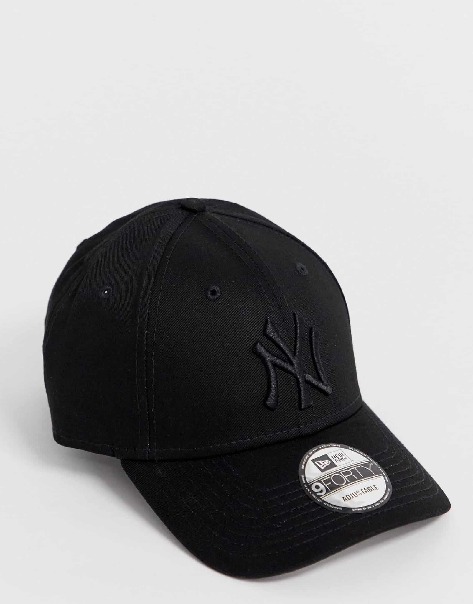 Черная кепка New era NY 9forty