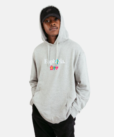 Euphoria Marl Grey Basic Hoodie