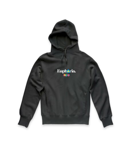 Euphoria Black Basic Hoodie