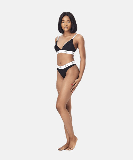 TIA Master Thong in Black