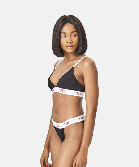 TIA Master Triangle Bralette in Black