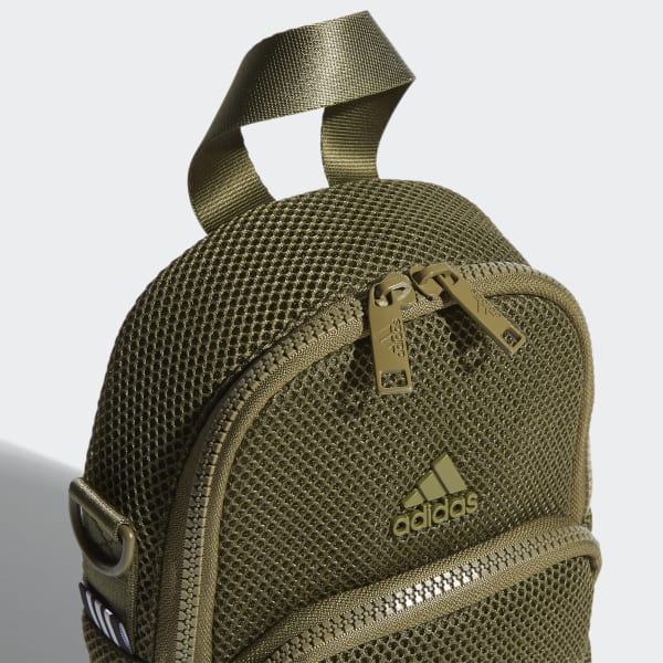 Buy the Adidas Air Mesh Mini Bag Pack in Green on Garmspot