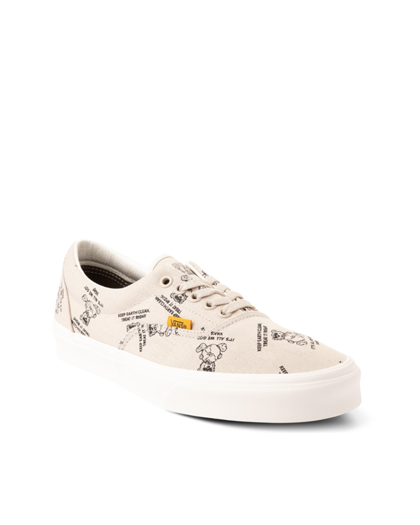 Buy the Vans Vans Era World Code Oatmeal Marshmallow Skate Shoes on Garmspot
