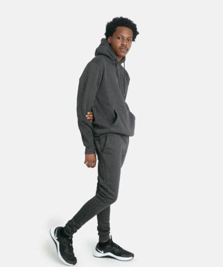 Charcoal Marl Two Piece Tracksuit Set