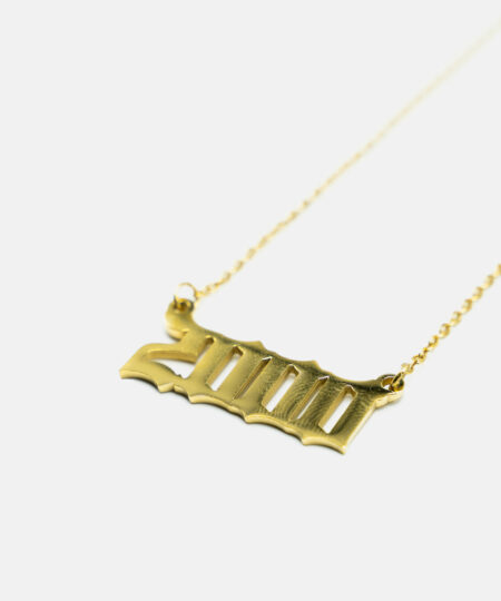 Unisex Birth Year Necklace