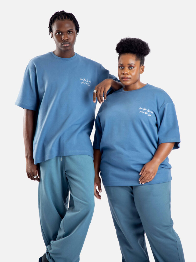 The Feels Oversized T-shirt in Powder Blue
