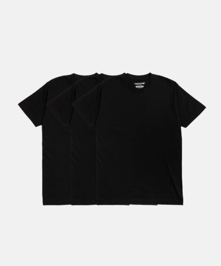 Garmspot 3 Pack T-shirts in Black