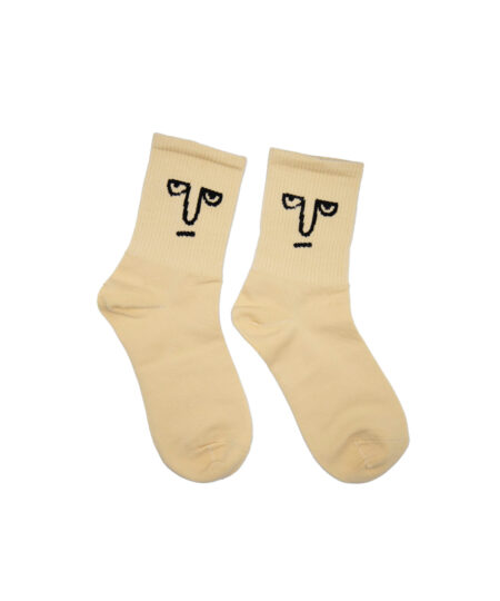 Paq Supply Mood Socks in Beige