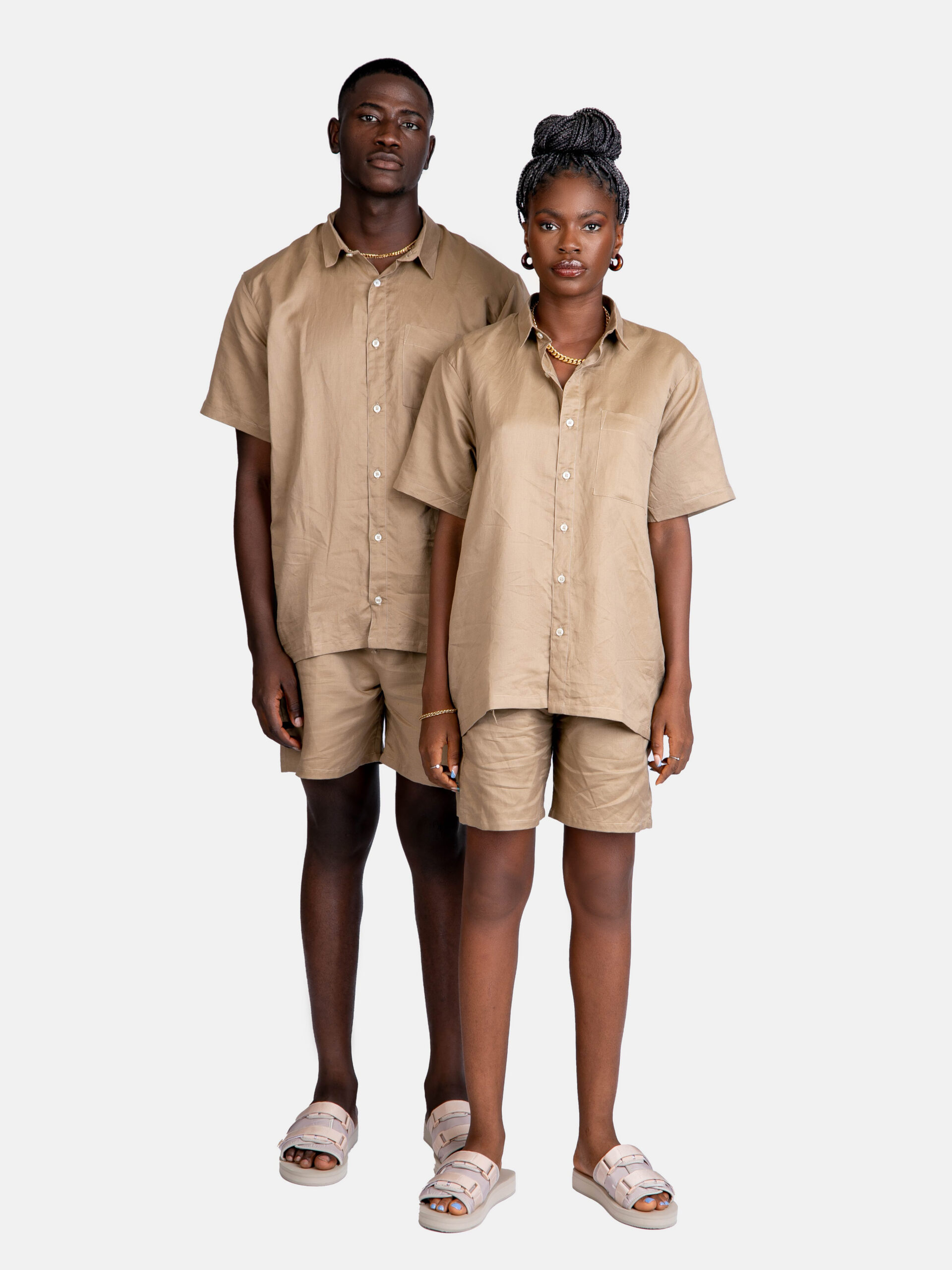 The Feels Relaxed Linen Shirt in Sand