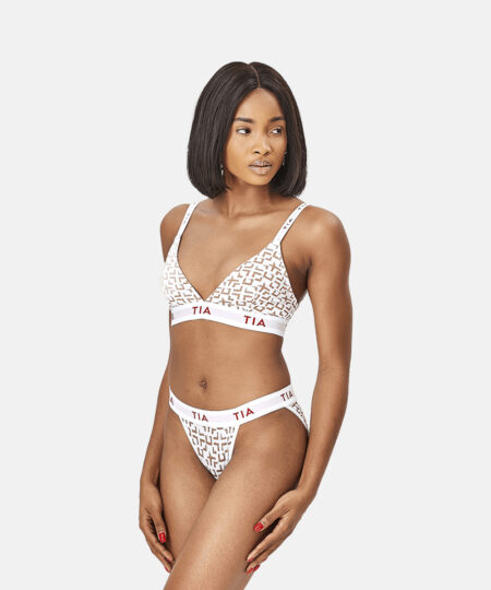 TIA Tower Bikini Brief in Brown