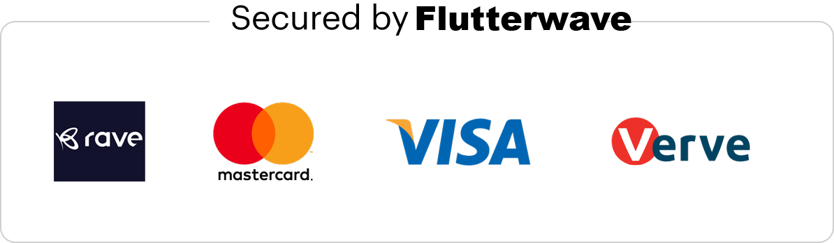 Secure payments by Flutterwave