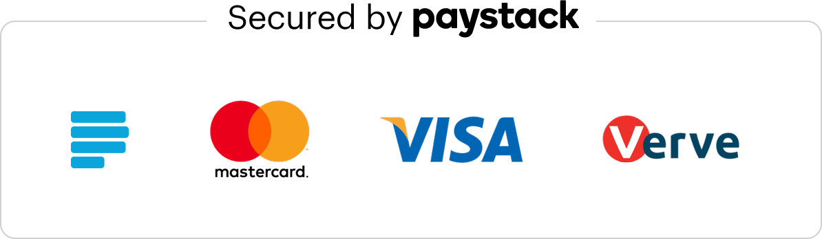 Secure payments by Paystack