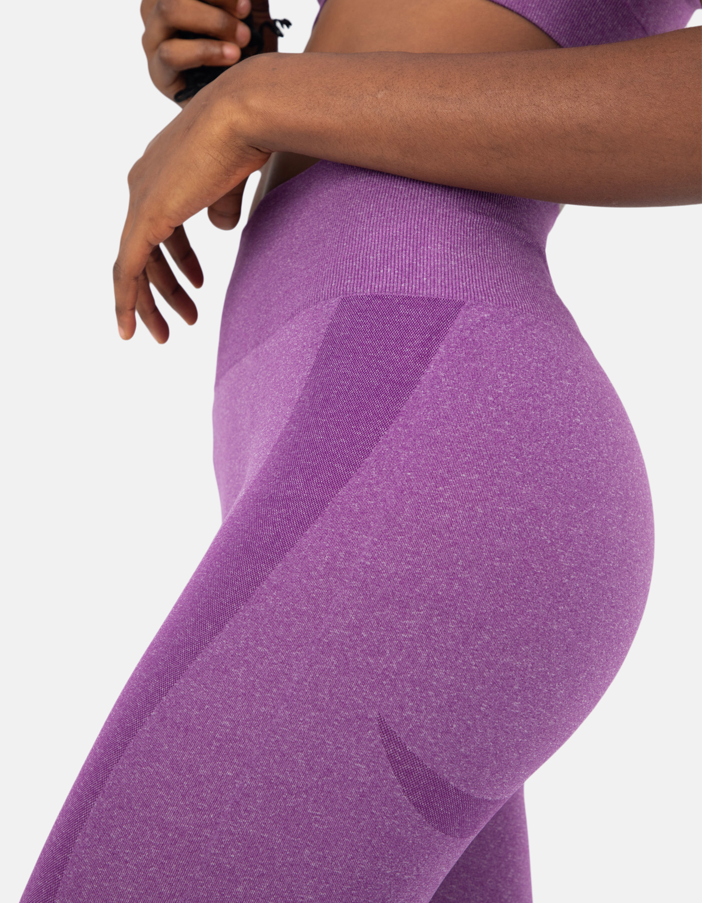 Buy the Garmspot GS Active Yoga Pant Set In Purple on