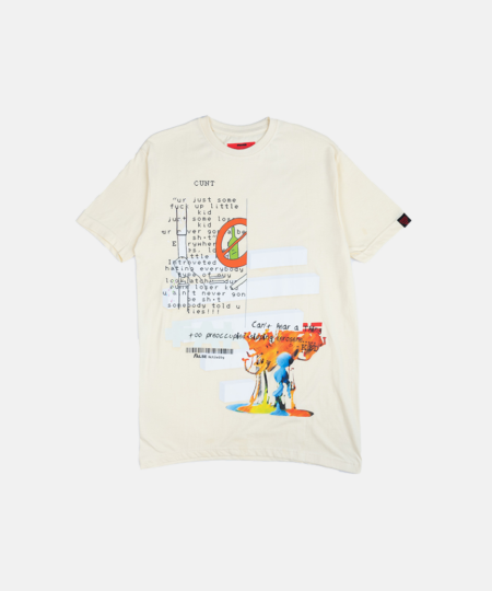 False Activity Cunt Tee in Milk