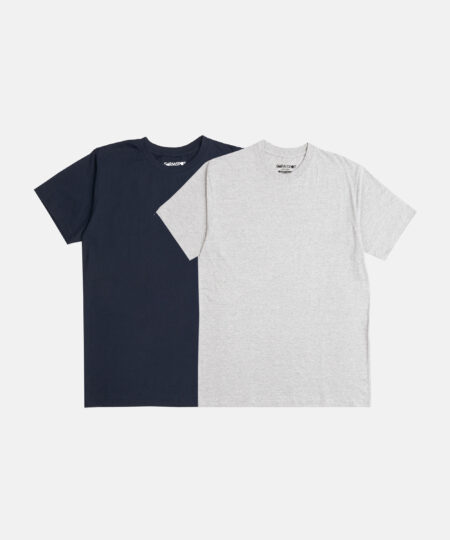 Garmspot 2 pack  T-shirt in Navy and Grey - Multi