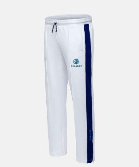 Garmspot.com, Leeagle Classic Split Hem Pant in White & Blue