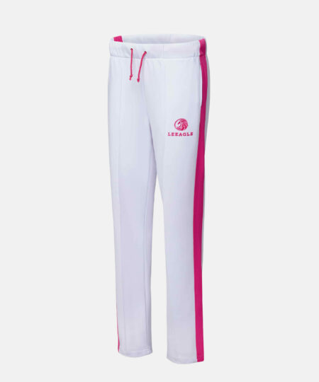 Garmspot.com, Leeagle Classic Hem Pant in White & Pink