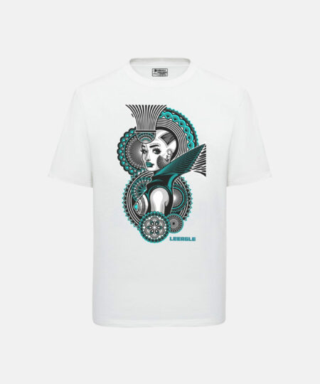 Garmspot.com, Leeagle Afrodelica Tripping Lady Tee in White