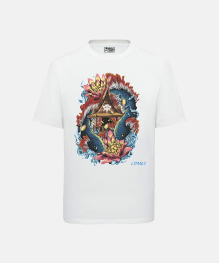 Garmsport.com, Leeagle Fish Temple Tee in White