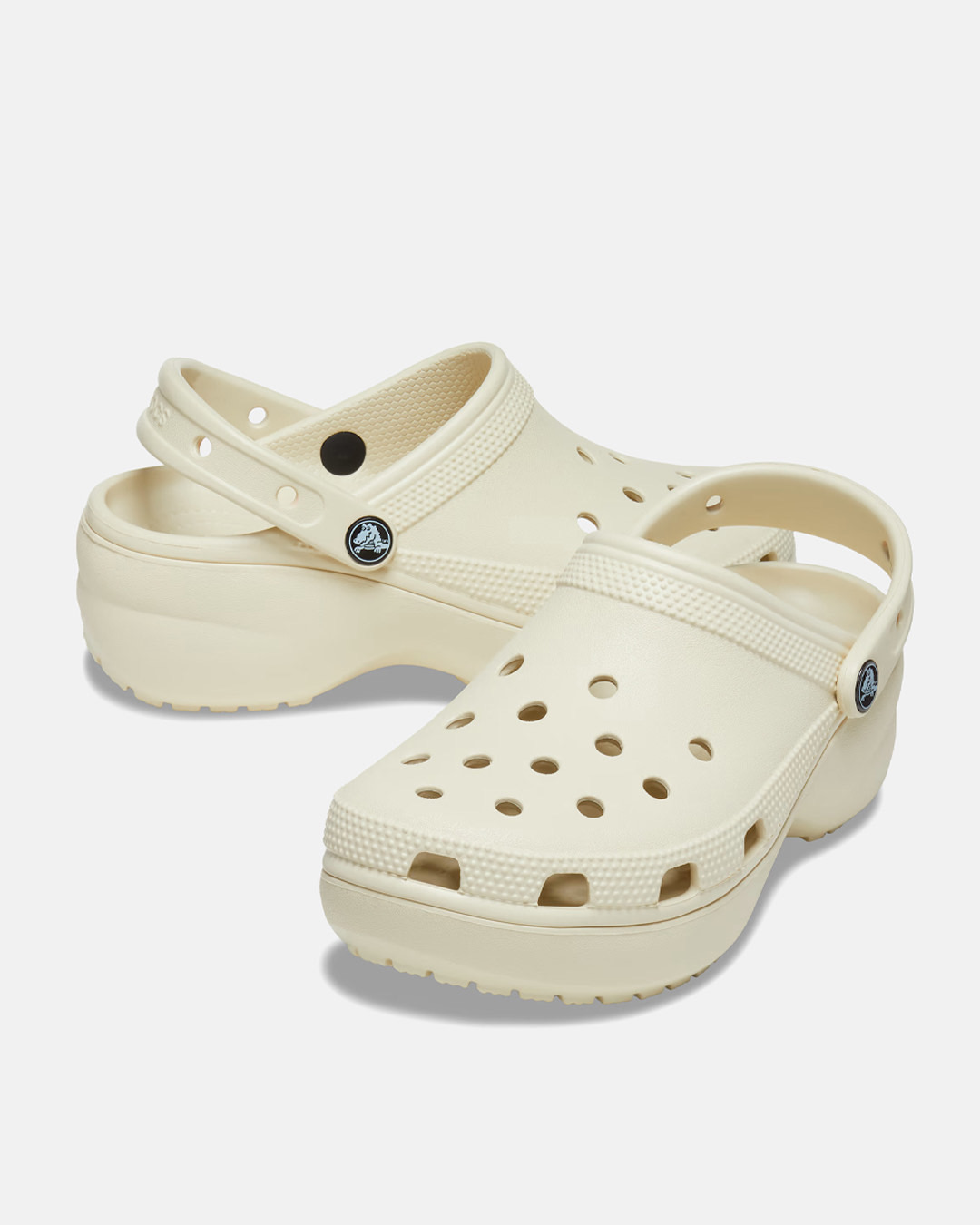 women's classic platform lined clog bone