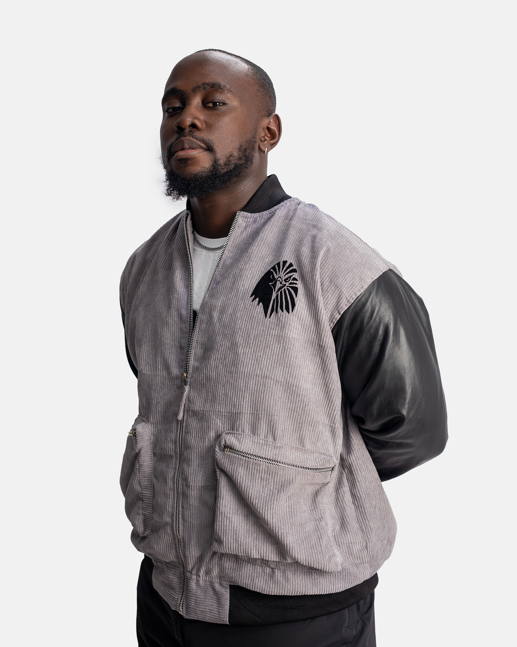 Corduroy Jacket in Grey