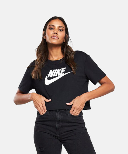 Women's Sportwear Tee Essential Crop ICN Futura  in Black