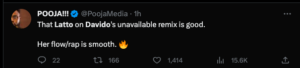 Davido and Latto Collab to birth Unavailable Remix