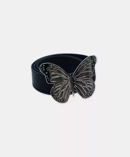 Y2K Butterfly Belt in Black
