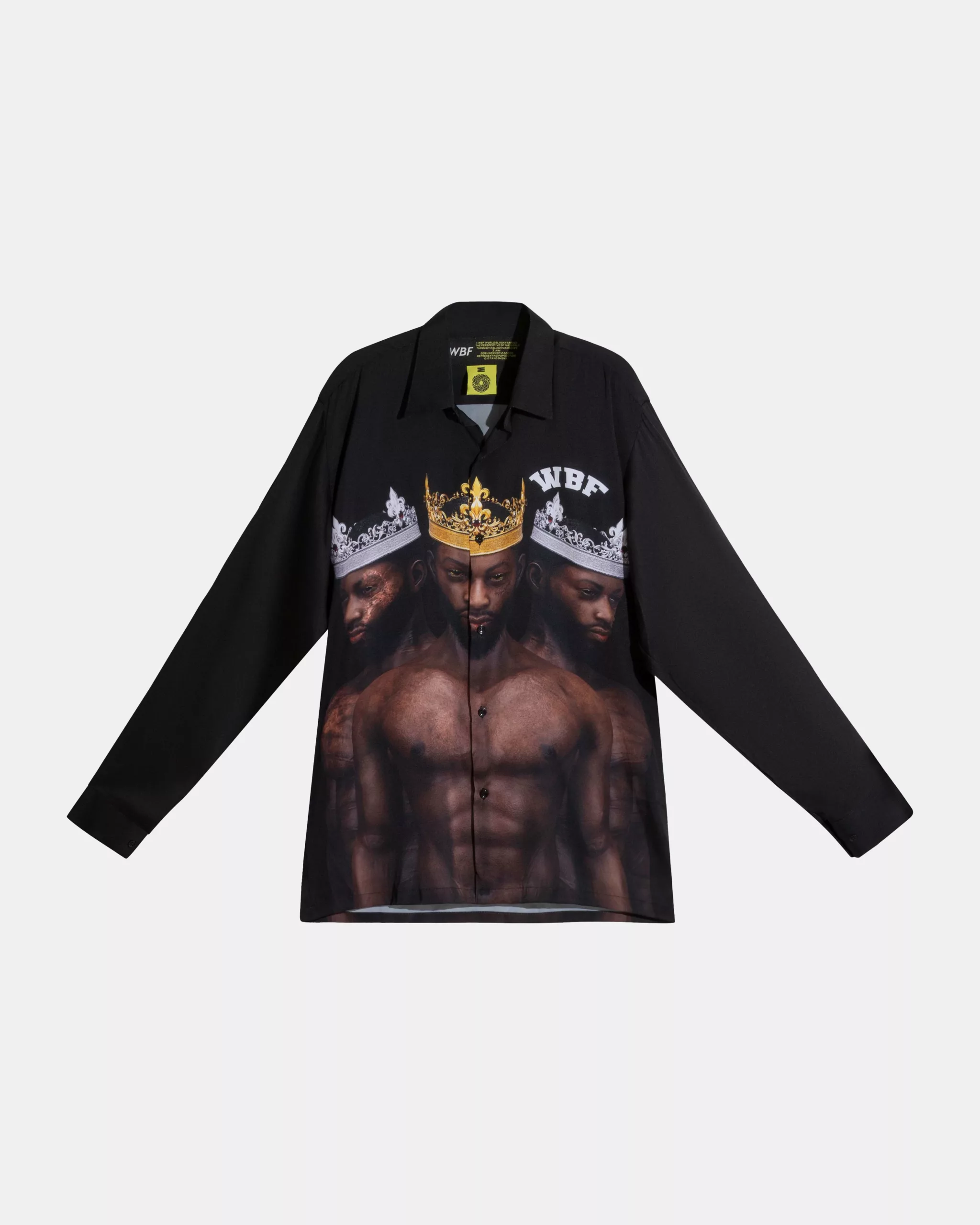 Buy the WBF Black King Shirt in Black on