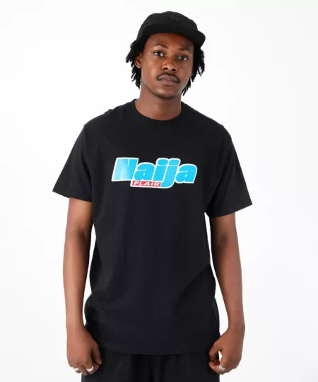 Naija Flair T-shirt in Black