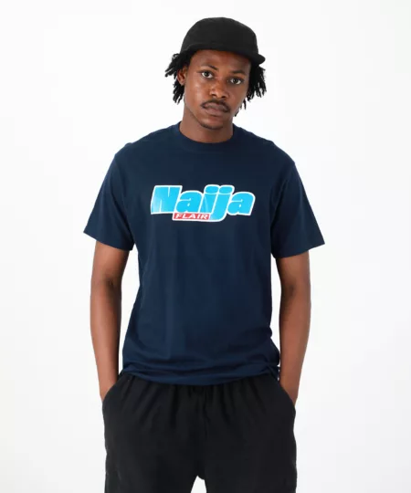 Naija Flair T-shirt in Navy blue