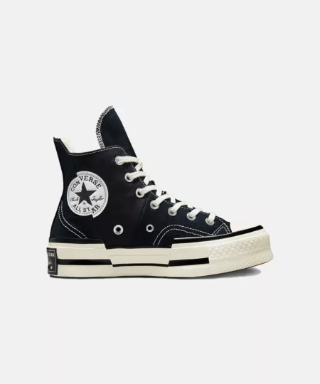 Chuck 70 Plus High Top in Black/Egret