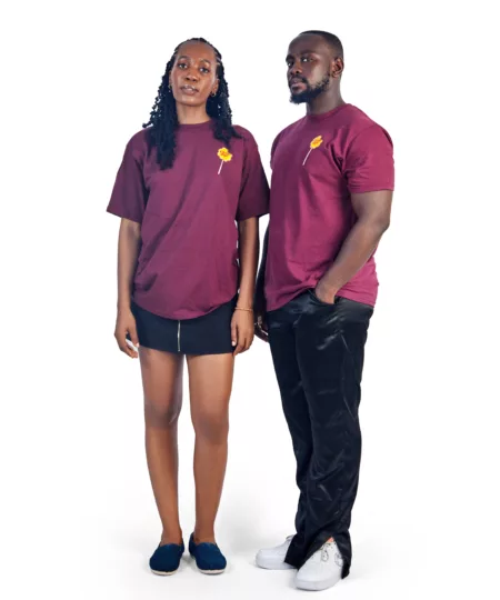 Chop Life Tee in Burgundy