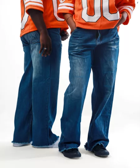 Logo Denim Pants