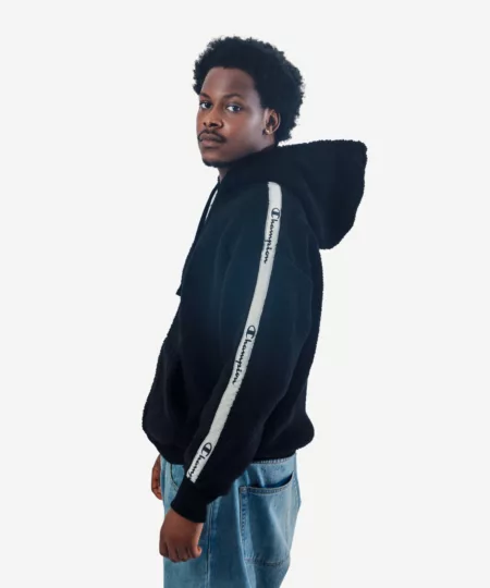 Hooded Half Zip Sweatshirt
