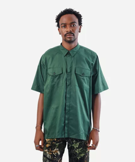 Oversized Pocket Shirt in Green