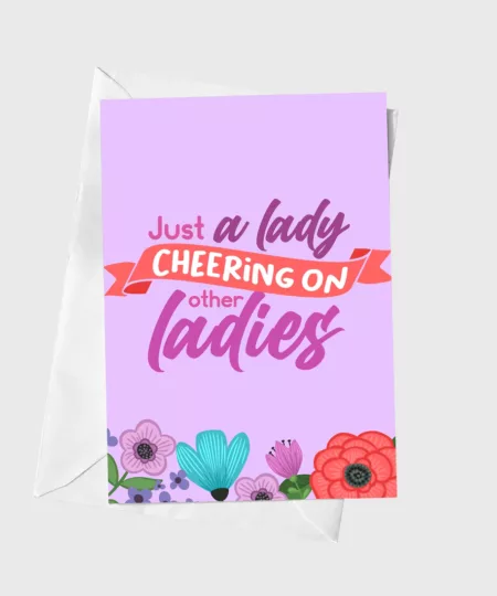 Cheering on Ladies