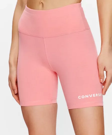 Wordmark Bikers Short in Pink