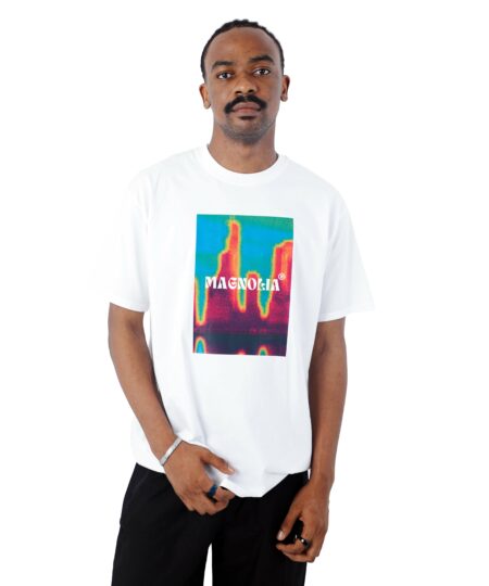 Cosmic Landscape Tee in White