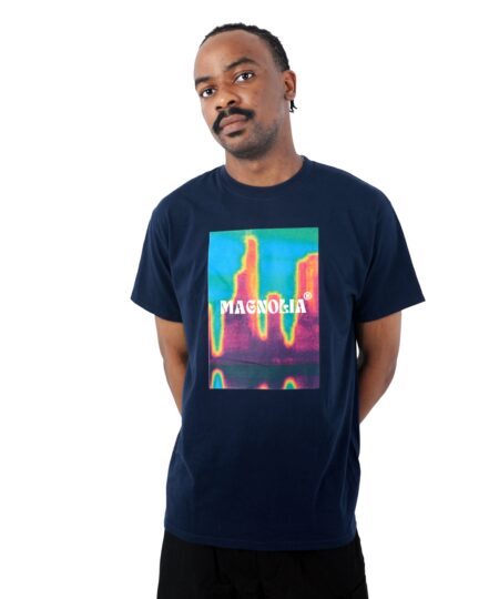 Cosmic Landscape Tee in Navy