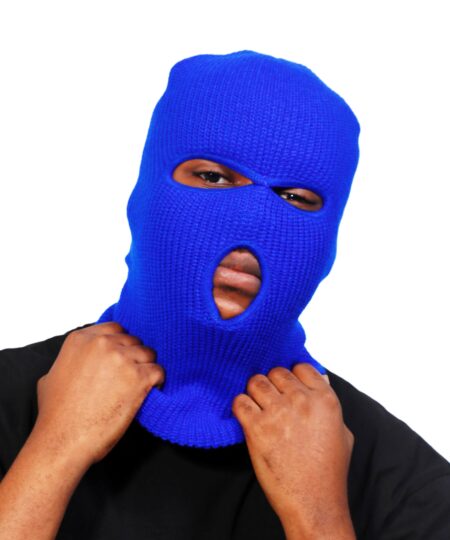 Ski Mask in Neon Blue