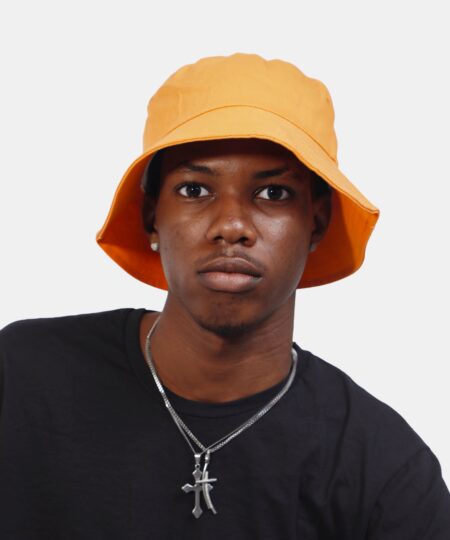 Bucket Hat in Orange