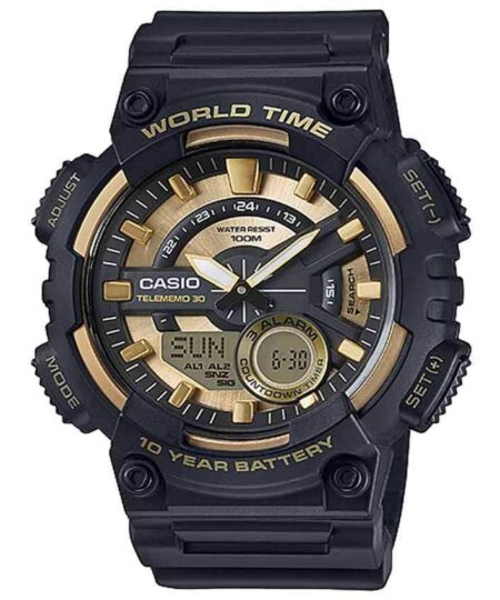 Casio AEQ110BW-9AV Men’s ‘Heavy Duty’ Quartz Resin Watch