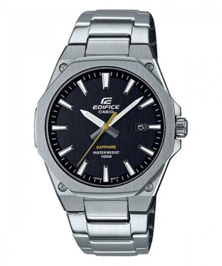 Casio EFR-S108D-1AVUDF Men’s Edifice Black Dial Stainless Steel Watch