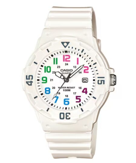 Casio LRW200H-7BV Women’s White Resin Strap Watch