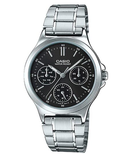 Casio Ladies LTP-V300D-1AUDF Enticer Black Dial Medium Watch