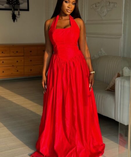CARMEN MAXI DRESS – RED