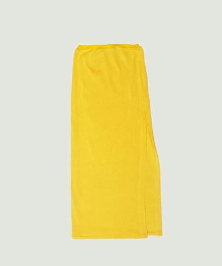 Yellow Fishnet Skirt
