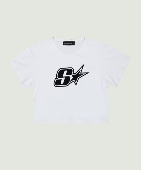 S-star Desire white crop top