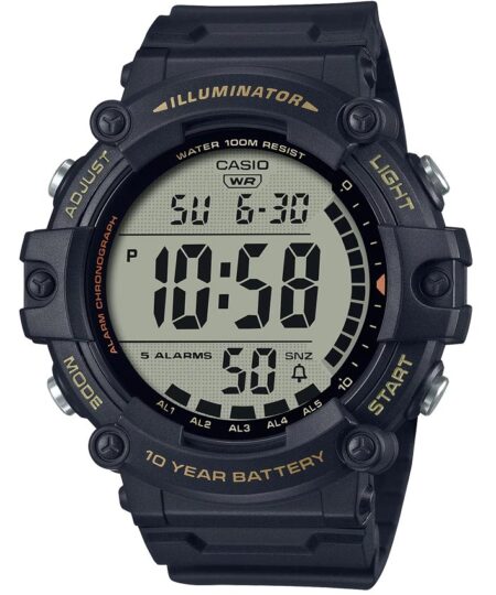 Casio AE-1500WHX-1AVDF Men’s Illuminator Silicone Watch